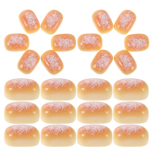 MILISTEN 50 Stück künstliches Mini-Brot: DIY-Zubehör, Kunstharz, Miniatur-Simulationsbrot, Bastel-Charm für DIY-Bastelzubehör, Mini-Küchendekoration MILISTEN 50 Stück künstliches Mini-Brot: DIY-Zubehör, Kunstharz, Miniatur-Simulationsbrot, Bastel-Charm für DIY-Bastelzubehör, Mini-Küchendekoration von Milisten