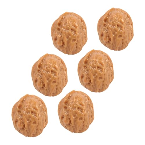 MILISTEN 6 Stück Künstliche Walnuss Modelle Realistische Dekorationen Vielseitige Fotorequisiten und Wohnaccessoires Einfache und Platzsparende Aufbewahrung MILISTEN 6 Stück Künstliche Walnuss Modelle Realistische Dekorationen Vielseitige Fotorequisiten und Wohnaccessoires Einfache und Platzsparende Aufbewahrung von Milisten