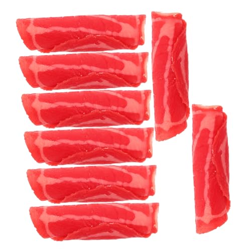 MILISTEN 6 Stück Realistische Künstliche Rindfleischrollen für Hotpot Feinschmecker-Restaurants Widerstandsfähige Dekorationsmodelle für Schaufenster und Food Displays MILISTEN 6 Stück Realistische Künstliche Rindfleischrollen für Hotpot Feinschmecker-Restaurants Widerstandsfähige Dekorationsmodelle für Schaufenster und Food Displays von Milisten