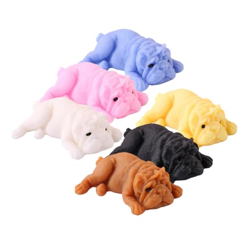 MILISTEN 6 Stück Teiliges Hundespielzeug Niedliche Cartoon Squeeze spielzeuge in Farben Tragbare Stressabbau spielzeuge für Partygeschenke Dekompressionstools MILISTEN 6 Stück Teiliges Hundespielzeug Niedliche Cartoon Squeeze spielzeuge in Farben Tragbare Stressabbau spielzeuge für Partygeschenke Dekompressionstools von Milisten