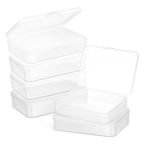 MILISTEN 6St Kleine kartenhalter kleine Box reisebox transportbox Klares Kartenetui kleine Organizer-Boxen Schmuck-Organizer Sammelkarten-Organizer Plastik Transparent von Milisten