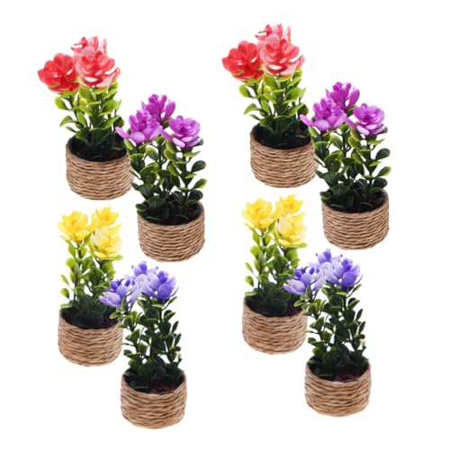 MILISTEN 8 Stück Miniatur Pflanzendekoration Langlebige Miniatur Kunstpflanzen Realistische Mini Topfpflanzen für Puppenhaus Feengarten Büro Platzsparende Mikro Landschaft Verzierung MILISTEN 8 Stück Miniatur Pflanzendekoration Langlebige Miniatur Kunstpflanzen Realistische Mini Topfpflanzen für Puppenhaus Feengarten Büro Platzsparende Mikro Landschaft Verzierung von Milisten