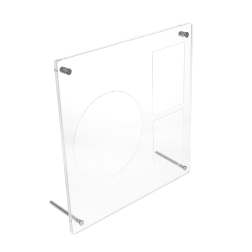 MILISTEN CD Displayständer Transparenter Rahmen Monitorständer CD Rahmen Schallplattenrahmen Für Die Wand Vinyl Schallplatten Wanddisplay Vinyl Schallplattenregal Fotokarten CD von Milisten