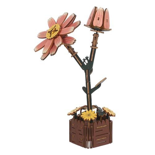 MILISTEN Holz-Blumenvasen-Puzzle-Kits, 3D-Puzzles mit Gänseblümchen-Blumenstrauß, DIY-Bastelset für Feiertage, Geburtstage, Heimbüros, Tischdekoration MILISTEN Holz-Blumenvasen-Puzzle-Kits, 3D-Puzzles mit Gänseblümchen-Blumenstrauß, DIY-Bastelset für Feiertage, Geburtstage, Heimbüros, Tischdekoration von Milisten
