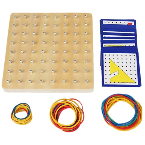 MILISTEN Holz Geoboard Lernspielzeug für Ab Jahren Geometrisches Puzzlebrett Motorik Kreativität und Mathematischem Verständnis Montessori inspiriertes Steckspielzeug MILISTEN Holz Geoboard Lernspielzeug für Ab Jahren Geometrisches Puzzlebrett Motorik Kreativität und Mathematischem Verständnis Montessori inspiriertes Steckspielzeug von Milisten