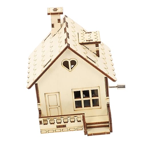 MILISTEN Holz Spieluhr im Hausdesign DIY Montagespielzeug für Kleinkinder Kreative Tischdekoration Musikalisches für Heimdekoration für Jede MILISTEN Holz Spieluhr im Hausdesign DIY Montagespielzeug für Kleinkinder Kreative Tischdekoration Musikalisches für Heimdekoration für Jede von Milisten