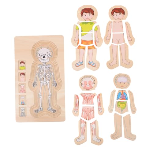 MILISTEN Mehrschichtiges Body Constitution Puzzle für Bunten Cartoon Motiven Fördert Hand Auge Koordination Logisches Denken Ab Jahren Geeignet Langlebiges Motorikspielzeug MILISTEN Mehrschichtiges Body Constitution Puzzle für Bunten Cartoon Motiven Fördert Hand Auge Koordination Logisches Denken Ab Jahren Geeignet Langlebiges Motorikspielzeug von Milisten