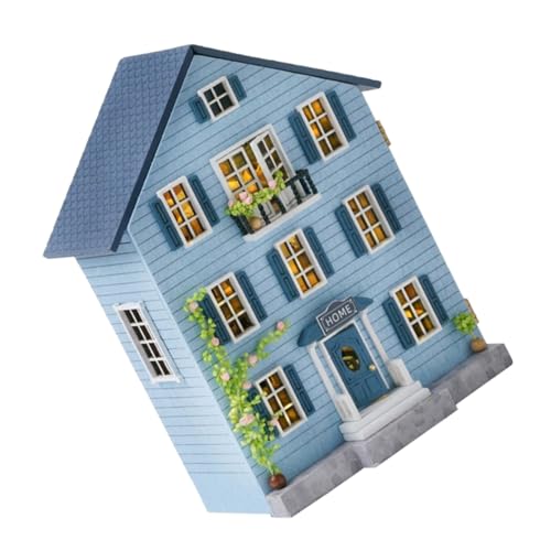 MILISTEN Miniatur Holzhaus Bausatz mit Möbeln DIY Set für Weihnachtsdekoration Handgefertigte Miniaturhäuser Kreatives Bastelset für Weihnachtslandschaft Tragbares Holzmodell für MILISTEN Miniatur Holzhaus Bausatz mit Möbeln DIY Set für Weihnachtsdekoration Handgefertigte Miniaturhäuser Kreatives Bastelset für Weihnachtslandschaft Tragbares Holzmodell für von Milisten