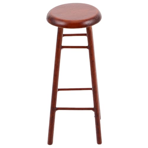 MILISTEN Miniatur-Thekenhocker, Puppenhausmöbel, Holzstuhl zum Basteln, Schreibtisch-Dekoration, hoher Hocker, Mini-Szene, Ornamentmodell, hohes Simulationszubehör MILISTEN Miniatur-Thekenhocker, Puppenhausmöbel, Holzstuhl zum Basteln, Schreibtisch-Dekoration, hoher Hocker, Mini-Szene, Ornamentmodell, hohes Simulationszubehör von Milisten