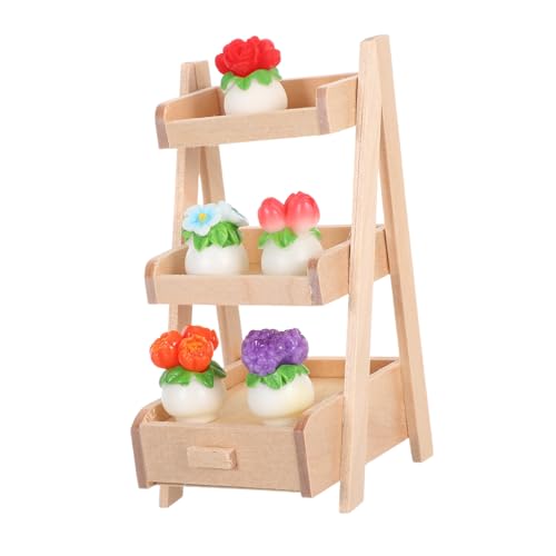 MILISTEN Miniatur-deko Resin Mini Blumentöpfe mit Holzständer Realistisch Gestaltete Kleine Kunstpflanzen für Puppenhaus Büro Ablage Platzsparende DIY Dekoration MILISTEN Miniatur-deko Resin Mini Blumentöpfe mit Holzständer Realistisch Gestaltete Kleine Kunstpflanzen für Puppenhaus Büro Ablage Platzsparende DIY Dekoration von Milisten