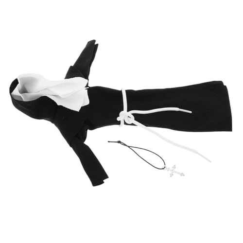 MILISTEN Nonnenkostüm Puppenkleidung mit Silberner Blumen Halskette Plüschpuppe Outfit für Rollenspiel und DIY Verkleidung Geeignet für Vielseitige Puppenstyles MILISTEN Nonnenkostüm Puppenkleidung mit Silberner Blumen Halskette Plüschpuppe Outfit für Rollenspiel und DIY Verkleidung Geeignet für Vielseitige Puppenstyles von Milisten