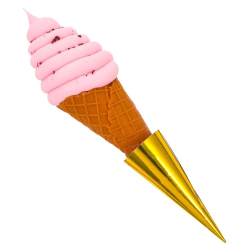 MILISTEN PVC Künstliche Eistüte Modell Eiscreme Requisite Deko Realistisches Fake Ice Cone Fotografie Prop für Schaufenster und Partydekoration MILISTEN PVC Künstliche Eistüte Modell Eiscreme Requisite Deko Realistisches Fake Ice Cone Fotografie Prop für Schaufenster und Partydekoration von Milisten