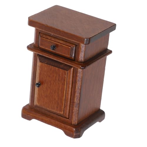 MILISTEN Puppenhaus Schlafzimmer Stabiles Retro-bettischchen Vielseitiger Kleiner Beistellschrank Perfektes Möbel für Miniatur-szenerien MILISTEN Puppenhaus Schlafzimmer Stabiles Retro-bettischchen Vielseitiger Kleiner Beistellschrank Perfektes Möbel für Miniatur-szenerien von Milisten