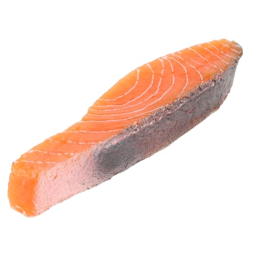 MILISTEN Simuliertes Lachsmodell Modell mit Lachsscheiben Lachsscheiben-Modelle Simulation Lebensmittelmodell Fischfleisch Modelle realistisches Sushi-Food-Modell Faux Food Plastik Orange MILISTEN Simuliertes Lachsmodell Modell mit Lachsscheiben Lachsscheiben-Modelle Simulation Lebensmittelmodell Fischfleisch Modelle realistisches Sushi-Food-Modell Faux Food Plastik Orange von Milisten