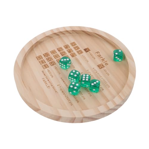 Milisten 1 Satz Holz Würfelspiel mit Dice Tray und Würfeln Tischspiel Ablage für Familienspiele Praktischer und Stilvoller Würfelteller für Gesellige Abende Milisten 1 Satz Holz Würfelspiel mit Dice Tray und Würfeln Tischspiel Ablage für Familienspiele Praktischer und Stilvoller Würfelteller für Gesellige Abende von Milisten
