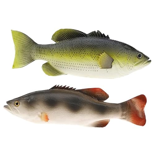 Milisten 1 Satz Künstlicher Fisch Frühpädagogisches Meerestiermodell Künstliche Fische Animal Figures Realistisches Fischmodell Simulation Realistischer Fischfiguren Pu 2st von Milisten