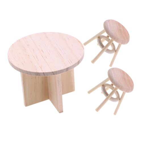 Milisten 1satz Puppenhaus Möbel Set Mit Rundem Tisch Und Stühlen Realistische Miniatur Esszimmer Accessoires Für Küche Und Esszimmer Dekoration Milisten 1satz Puppenhaus Möbel Set Mit Rundem Tisch Und Stühlen Realistische Miniatur Esszimmer Accessoires Für Küche Und Esszimmer Dekoration von Milisten