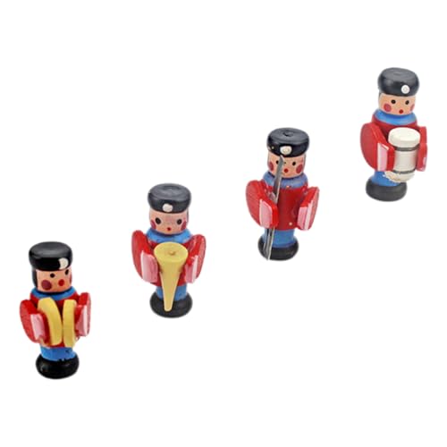 Milisten Kleiner Holz Puppe Satz 1 Satz von Miniatur Schlagzeuger Figuren für Puppenhaus Dekoration Spielzeughaus Zubehör für Kinder Milisten Kleiner Holz Puppe Satz 1 Satz von Miniatur Schlagzeuger Figuren für Puppenhaus Dekoration Spielzeughaus Zubehör für Kinder von Milisten