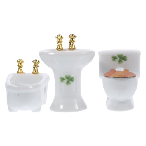 Milisten 1satz Miniatur Keramisches Badezimmer Teiliges Dekorationsset Für Mit Toilette Und Für Miniaturprojekte Und Kreative Gestaltung Milisten 1satz Miniatur Keramisches Badezimmer Teiliges Dekorationsset Für Mit Toilette Und Für Miniaturprojekte Und Kreative Gestaltung von Milisten
