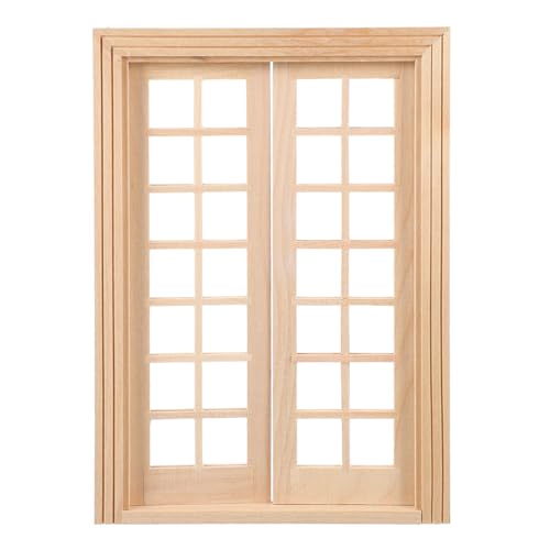 Milisten 1:12 Puppenhaus Fenster Puppenhaus MöBel Miniatur DoppeltüR Tür Holz Außen Tür Fenster 28 Panel Mini Unvollendet Tür Modell für DIY Puppenhaus Zubehör Foto Prop Miniatur Milisten 1:12 Puppenhaus Fenster Puppenhaus MöBel Miniatur DoppeltüR Tür Holz Außen Tür Fenster 28 Panel Mini Unvollendet Tür Modell für DIY Puppenhaus Zubehör Foto Prop Miniatur von Milisten
