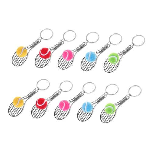 Milisten 10 Stück Goodie Bag Schlüsselanhänger Sport Schlüsselanhänger Für Fans Spieler Rucksack Charms Karnevalspreise Für Spieler Lustiger Taschenanhänger Mit Tennisthema Tennisschläger Milisten 10 Stück Goodie Bag Schlüsselanhänger Sport Schlüsselanhänger Für Fans Spieler Rucksack Charms Karnevalspreise Für Spieler Lustiger Taschenanhänger Mit Tennisthema Tennisschläger von Milisten