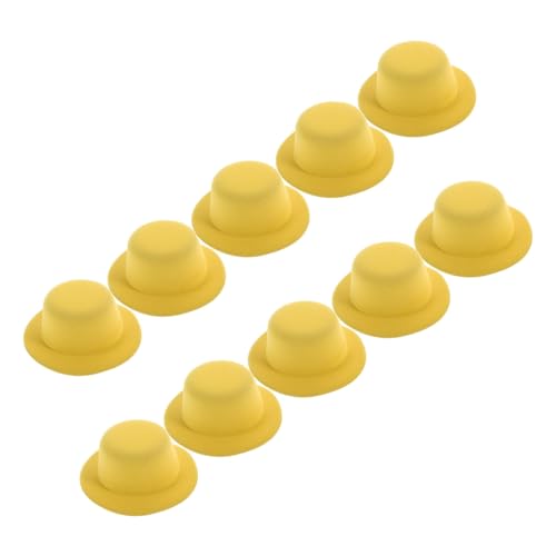 Milisten 10 Stück Mini Bastelhüte in Leuchtendem Gelb Kleine Puppenhüte für DIY Handarbeiten Vielseitige Miniatur Bowler Caps für Haustiere Partydeko Haarschmuck und Geburtstagsfeiern Milisten 10 Stück Mini Bastelhüte in Leuchtendem Gelb Kleine Puppenhüte für DIY Handarbeiten Vielseitige Miniatur Bowler Caps für Haustiere Partydeko Haarschmuck und Geburtstagsfeiern von Milisten