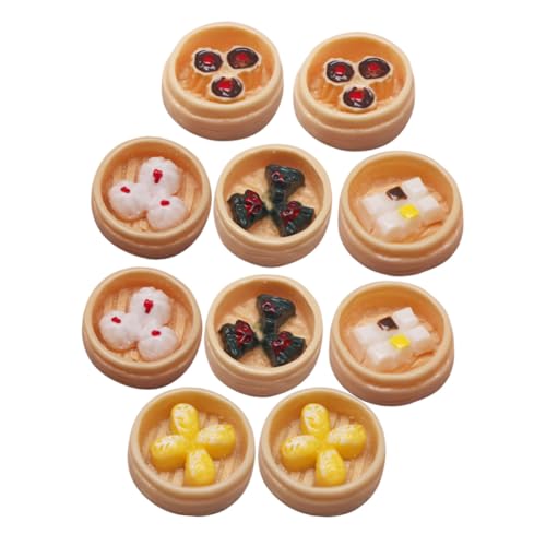 Milisten 10stücke Miniatur Spielzeug Nachbildung Von Dampfgerichten Für Puppenhäuser Und Rollenspiele Für Miniaturküchen Und Foto-Requisiten Milisten 10stücke Miniatur Spielzeug Nachbildung Von Dampfgerichten Für Puppenhäuser Und Rollenspiele Für Miniaturküchen Und Foto-Requisiten von Milisten