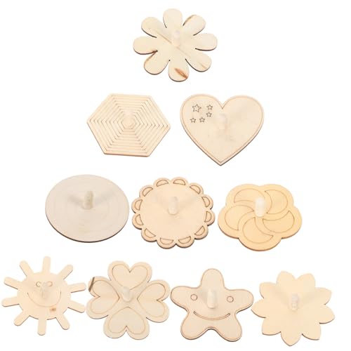 Milisten 10 Stück Teiliges Holz Gyro Bastelset für Unbemalt Kreative DIY Malspielzeuge Stabile Holzmaterialien Einzigartige Formen Wie Herz Seestern Vierblättriges Kleeblatt für Milisten 10 Stück Teiliges Holz Gyro Bastelset für Unbemalt Kreative DIY Malspielzeuge Stabile Holzmaterialien Einzigartige Formen Wie Herz Seestern Vierblättriges Kleeblatt für von Milisten
