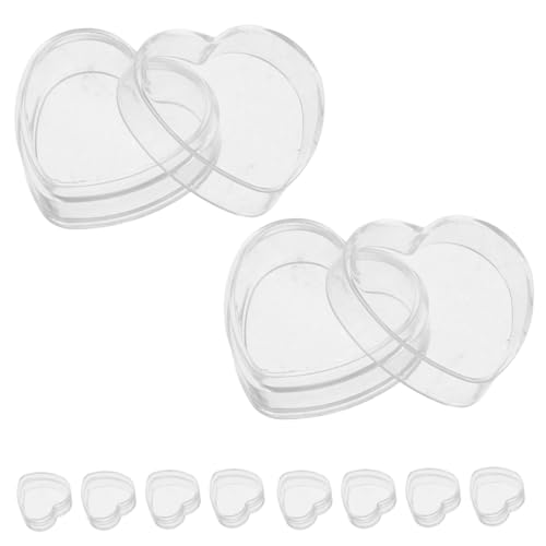 Milisten 10 Stück Teiliges Mini Aufbewahrungsbox Herzförmig Transparent Kleine Organizer Puppenhaus Zubehör Miniatur Dekorative Aufbewahrungsboxen für Miniaturszenen Milisten 10 Stück Teiliges Mini Aufbewahrungsbox Herzförmig Transparent Kleine Organizer Puppenhaus Zubehör Miniatur Dekorative Aufbewahrungsboxen für Miniaturszenen von Milisten