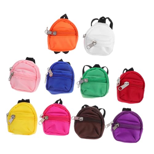Milisten 10 Stück Teiliges Mini Rucksack für Puppen mit Praktischem Reißverschluss Niedliche Mini Schulranzen für Vielseitiges Puppenzubehör für Rollenspiele und Fantasievolles Milisten 10 Stück Teiliges Mini Rucksack für Puppen mit Praktischem Reißverschluss Niedliche Mini Schulranzen für Vielseitiges Puppenzubehör für Rollenspiele und Fantasievolles von Milisten
