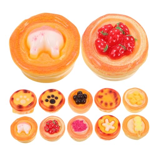 Milisten 10 Stück Teiliges Miniatur-Eier-Tart-Modell Realistische Harz-dessertspielzeuge Miniatur-küchenzubehör für Kinderküche Puppenhaus-deko für Tee-Partys und DIY Milisten 10 Stück Teiliges Miniatur-Eier-Tart-Modell Realistische Harz-dessertspielzeuge Miniatur-küchenzubehör für Kinderküche Puppenhaus-deko für Tee-Partys und DIY von Milisten