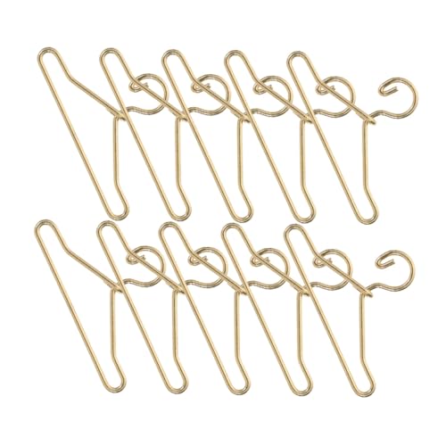Milisten 10 Stück Teiliges Miniatur Puppenkleiderbügel aus Goldfarben Robuste und Sichere Mini Kleiderbügel für Puppenhaus Lebensechte Kleine Aufhänger für Puppenkleidung und Miniatur Deko Milisten 10 Stück Teiliges Miniatur Puppenkleiderbügel aus Goldfarben Robuste und Sichere Mini Kleiderbügel für Puppenhaus Lebensechte Kleine Aufhänger für Puppenkleidung und Miniatur Deko von Milisten
