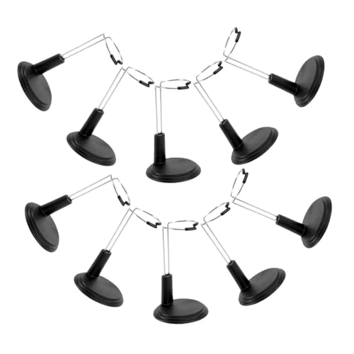 Milisten 10 Stück Teiliges Verstellbares Action Figur Display Stand Hohe Puppenhalter für Sammler Stabiler Tischständer zur Sicheren Präsentation von Figuren und Puppen Milisten 10 Stück Teiliges Verstellbares Action Figur Display Stand Hohe Puppenhalter für Sammler Stabiler Tischständer zur Sicheren Präsentation von Figuren und Puppen von Milisten