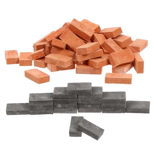 Milisten 100 Stück Maßstab DIY Micro Landschaftsbau Dekoration Realistische Modellbau Backsteine für Sandtisch Architektur und Garten Gestaltung Milisten 100 Stück Maßstab DIY Micro Landschaftsbau Dekoration Realistische Modellbau Backsteine für Sandtisch Architektur und Garten Gestaltung von Milisten