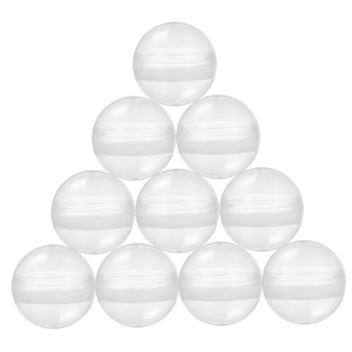 Milisten 100 Stück Teiliges Transparente Leere Plastikkugeln Stabile Teilbare Kapseln für Automaten Basteln Partygeschenke Vielseitige Aufbewahrung und Dekoration Milisten 100 Stück Teiliges Transparente Leere Plastikkugeln Stabile Teilbare Kapseln für Automaten Basteln Partygeschenke Vielseitige Aufbewahrung und Dekoration von Milisten