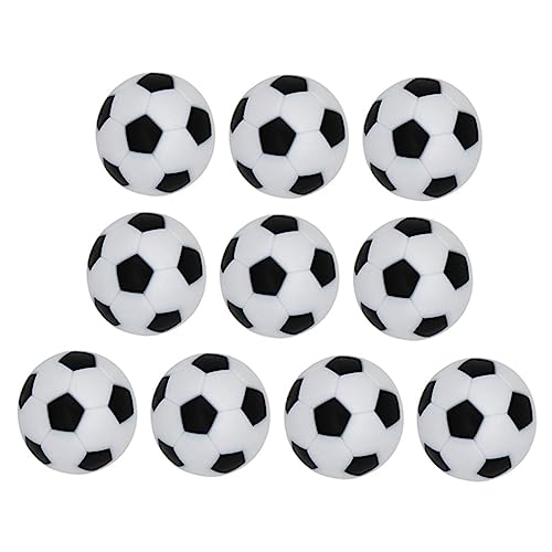 Milisten 10St Tischfußball tischfussballtisch Foosball fußball Accessoires Mini fußball tischfussballspiel Air-Hockey-Tisch Hunde Fußball Zubehör für Tischkicker Kicker Fußball Harz von Milisten