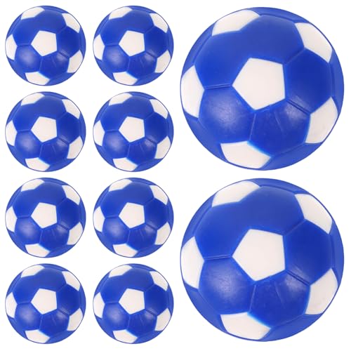 Milisten 10st Tischfußball Mini-tischkicker Fußballbälle Tischfussball Tischspielbälle Fußball Für Erwachsene Tischspiel Fußbälle Fußball Ersatz Schreibtisch-fußbälle Fußball Ball PVC Blue von Milisten