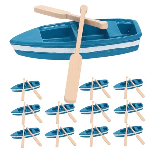 Milisten 12 Sätze Teiliges Miniatur-Boot aus Holz mit Ruder Miniatur-kanu Deko für Feengarten DIY Bastelprojekte Bonsai Nautische Wohnraumgestaltung Milisten 12 Sätze Teiliges Miniatur-Boot aus Holz mit Ruder Miniatur-kanu Deko für Feengarten DIY Bastelprojekte Bonsai Nautische Wohnraumgestaltung von Milisten