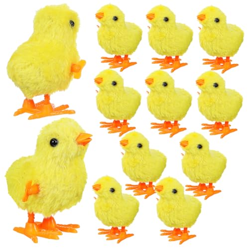 Milisten 12 Stück Teiliges Aufziehküken Kleine Gelbe Plüschküken mit Aufziehmechanismus Springende Kuscheltiere für Partygeschenk Sicher und Farbenfroh für Drinnen und Draußen Milisten 12 Stück Teiliges Aufziehküken Kleine Gelbe Plüschküken mit Aufziehmechanismus Springende Kuscheltiere für Partygeschenk Sicher und Farbenfroh für Drinnen und Draußen von Milisten