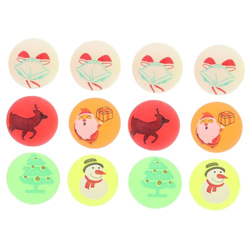 Milisten 12 Stück Teiliges Leuchtende Bouncy Balls Farbenfrohe Elastische Spielbälle für Weihnachtsfeier Sichere Runde Kanten Handlich für Partyspaß und Freizeitaktivitäten Milisten 12 Stück Teiliges Leuchtende Bouncy Balls Farbenfrohe Elastische Spielbälle für Weihnachtsfeier Sichere Runde Kanten Handlich für Partyspaß und Freizeitaktivitäten von Milisten