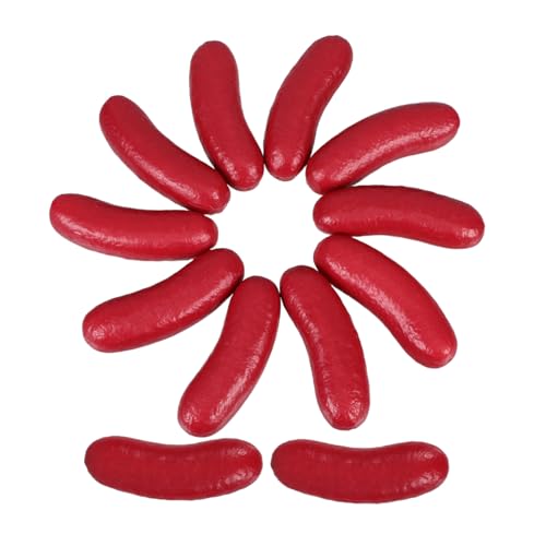 Milisten 12 Stück Teiliges Realistische Fake Hot Dog Modelle mit Hohlem Kern Ultraleicht und Langlebig Dekorative Künstliche für Küchen-deko Fotorequisiten und Markt-displays Milisten 12 Stück Teiliges Realistische Fake Hot Dog Modelle mit Hohlem Kern Ultraleicht und Langlebig Dekorative Künstliche für Küchen-deko Fotorequisiten und Markt-displays von Milisten