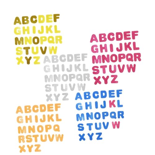 Milisten 130 Stück Teiliges Buchstaben Eva Patches Selbstklebend Glitzernd Nicht Gewebte Aufkleber für DIY Basteln Scrapbooking Verzierung Milisten 130 Stück Teiliges Buchstaben Eva Patches Selbstklebend Glitzernd Nicht Gewebte Aufkleber für DIY Basteln Scrapbooking Verzierung von Milisten