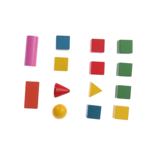 Milisten 14 Stück Teiliges Holzbaukasten Dreidimensionale Geometrische Bausteine Pädagogisches Lernspielzeug für Schulanfänger und Ab Jahren Farbige Formen Kreativität und Zufällige Farbe Milisten 14 Stück Teiliges Holzbaukasten Dreidimensionale Geometrische Bausteine Pädagogisches Lernspielzeug für Schulanfänger und Ab Jahren Farbige Formen Kreativität und Zufällige Farbe von Milisten