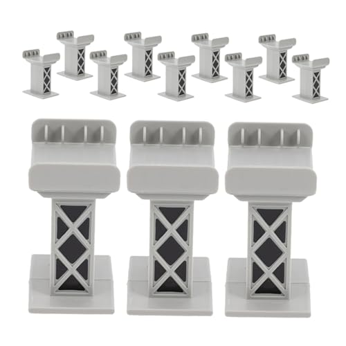 Milisten 15 Stück Teiliges Kunststoff Zugbrückenstützen Mehrstöckige Gleisstützen Kompatibel mit Hauptmarken Hohe Stabilität und Geländeanpassung für Modellbahn Zubehör Milisten 15 Stück Teiliges Kunststoff Zugbrückenstützen Mehrstöckige Gleisstützen Kompatibel mit Hauptmarken Hohe Stabilität und Geländeanpassung für Modellbahn Zubehör von Milisten
