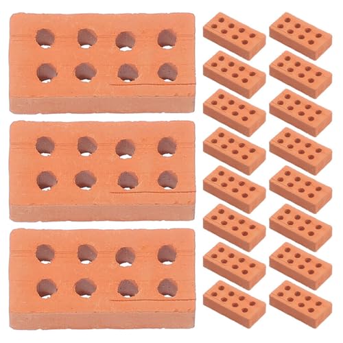Milisten 150 Stück Teiliges Miniatur Ziegelsteine Set aus Sicherem Realistische Mini Wandziegel für DIY Puppenhaus Kinderfreundlich Einfach Zusammenzubauen für Basteln und Mini Garten Milisten 150 Stück Teiliges Miniatur Ziegelsteine Set aus Sicherem Realistische Mini Wandziegel für DIY Puppenhaus Kinderfreundlich Einfach Zusammenzubauen für Basteln und Mini Garten von Milisten