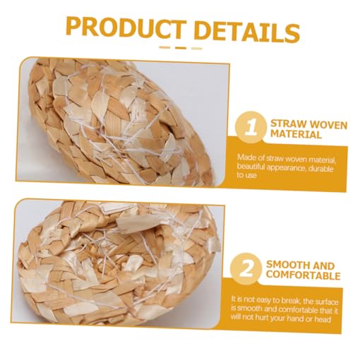 Milisten 16 Stück Teiliges Kleine Handgewebte Strohhüte Hüte als Dekorative Puppenrequisiten für DIY Kostüme Fotoaccessoires Partybedarf Milisten 16 Stück Teiliges Kleine Handgewebte Strohhüte Hüte als Dekorative Puppenrequisiten für DIY Kostüme Fotoaccessoires Partybedarf von Milisten