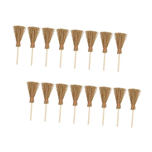 Milisten 16 Stück Teiliges Miniatur Besen Dekorative Mini Hausbesen aus Seil Detailgetreue Miniatur Hausdekoration für Puppenhäuser Mikrolandschaften und Sammlungen Milisten 16 Stück Teiliges Miniatur Besen Dekorative Mini Hausbesen aus Seil Detailgetreue Miniatur Hausdekoration für Puppenhäuser Mikrolandschaften und Sammlungen von Milisten