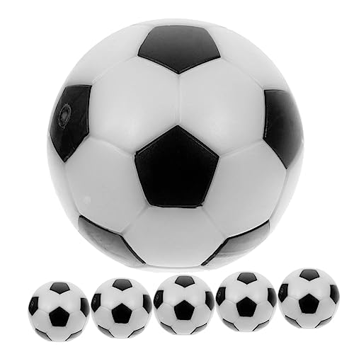 Milisten 18 STK Mini Tischfußball Mini-Fußball für Tisch kleine Fußbälle Ersatzbälle für Kickerbälle Fußballtor Fußballtisch Zubehör Tischfußball Zubehör Kleiner Fußball Tischfussball Weiß von Milisten