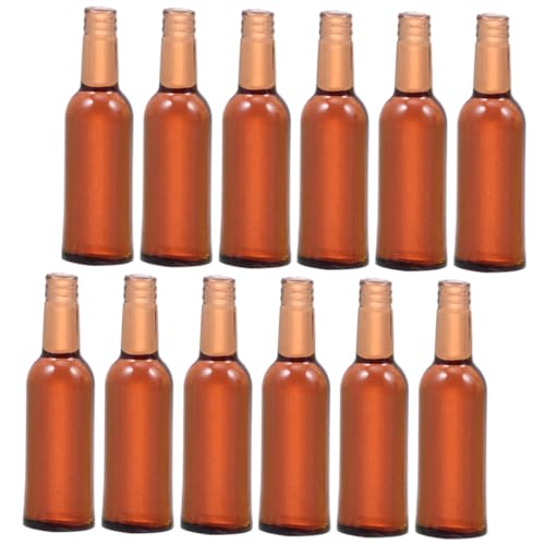 Milisten 18 Stück Teiliges Miniatur Bierflaschen aus Resin Detailgetreue Puppenhaus Zubehör Kleine Braune Weinflaschen für Miniatur Dekoration Puppenhaus Accessoires Leicht und Milisten 18 Stück Teiliges Miniatur Bierflaschen aus Resin Detailgetreue Puppenhaus Zubehör Kleine Braune Weinflaschen für Miniatur Dekoration Puppenhaus Accessoires Leicht und von Milisten