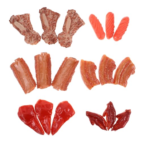 Milisten 18stücke Teiliges Realistischer Lebensmittel-Modelle Simulierte Flesichmodelle Für Fotografie Und Dekoration Lifelike Kunststoff-Food Für DIY-projekte Und Kreatives Spiel Milisten 18stücke Teiliges Realistischer Lebensmittel-Modelle Simulierte Flesichmodelle Für Fotografie Und Dekoration Lifelike Kunststoff-Food Für DIY-projekte Und Kreatives Spiel von Milisten